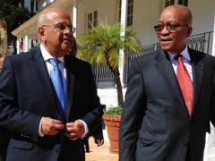 SA’s latest finance minister, Pravin Gordhan, pictured with president Jacob Zuma.