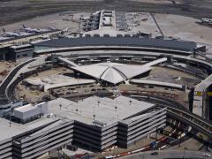 Aerial view of JFK International Airport