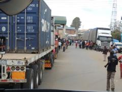 The Nakonde border post is located between Tanzania and Zambia, handling traffic from Dar es Salaam to Zambia and the Democratic Republic of Congo.