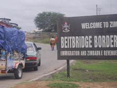 The Beitbridge border post.