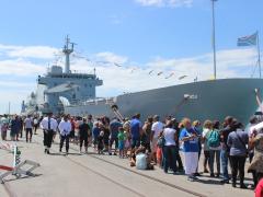 The SAS Drakensberg is one of the four naval ships that will be at the port of Durban during the festival.