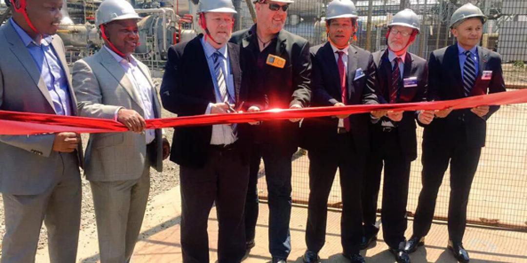 Minister Rob Davies at the opening of the Eternity Power plant in Rustenburg
