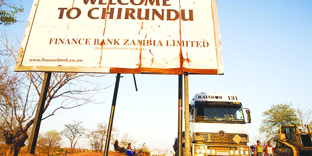 Chirundu border post is one of the busiest points in terms of volumes of products into Zambia.