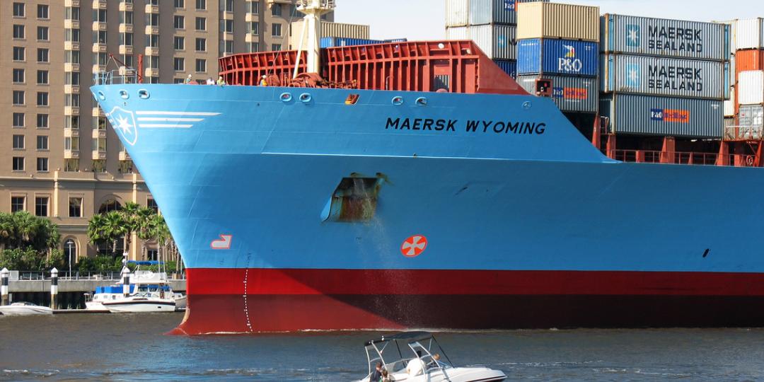 The Maersk Wyoming when it was still in use. 