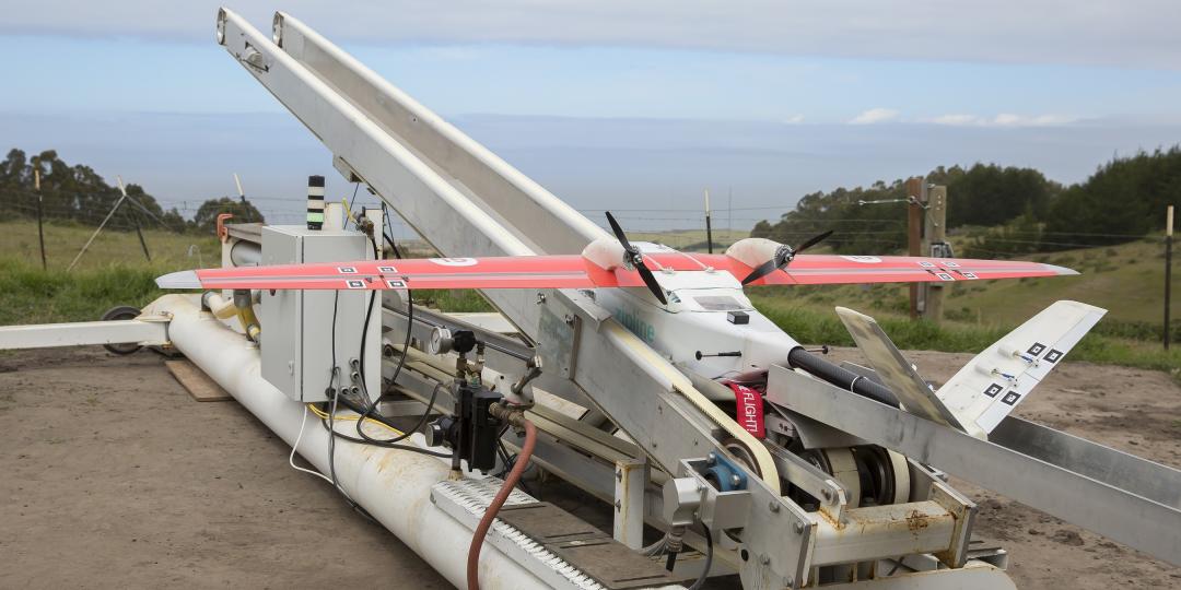 One of the Zipline drones which will be deployed in Rwanda.