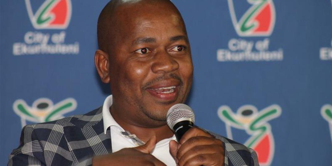 Newly elected Ekurhuleni mayor, Mzwandile Masina.