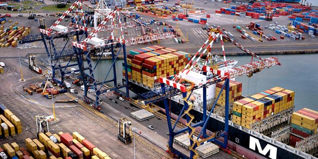 The port of Durban.
