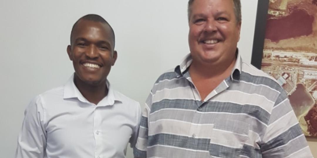 Hans Modipane and William van Zyl of Greystones Cargo Systems.