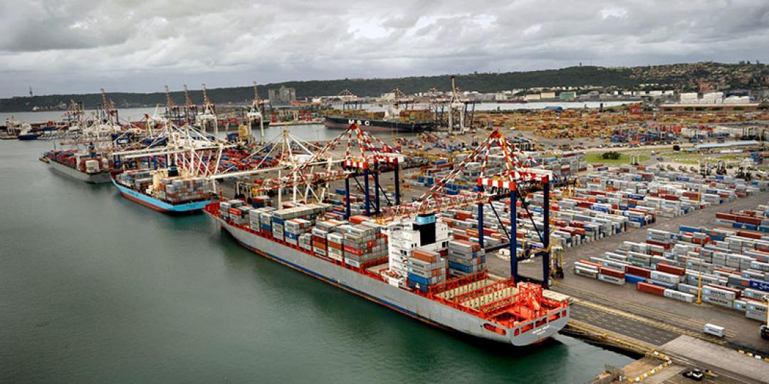 The port of Durban.