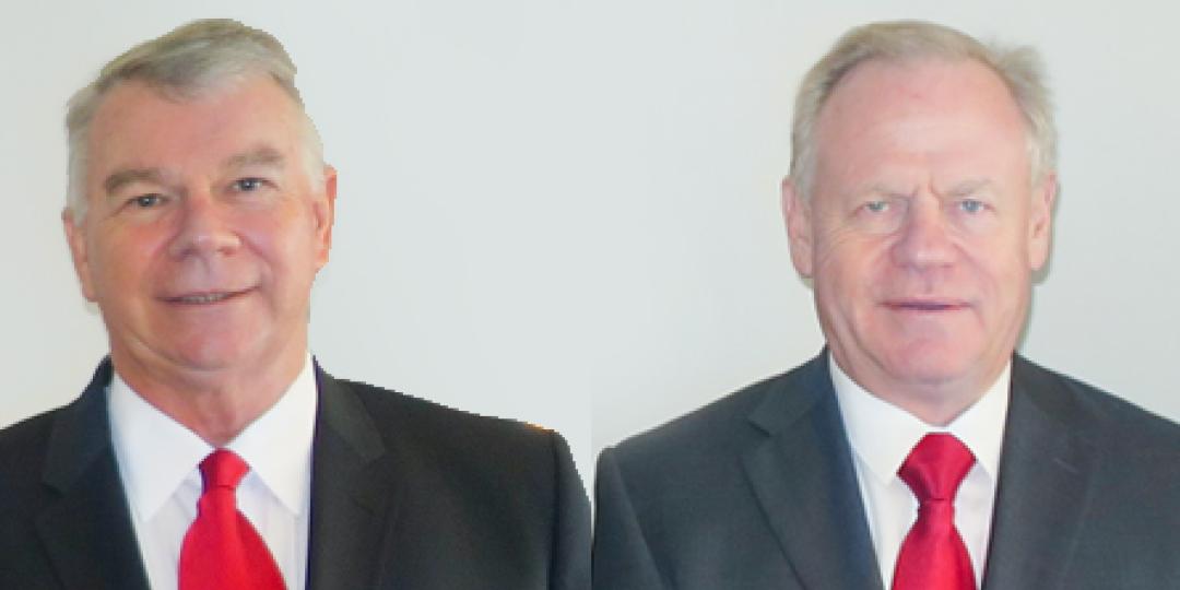 Vanguard SA's managing director, Rod Taylor (left), pictured with Vanguard Global CFO Thurso Barendse.