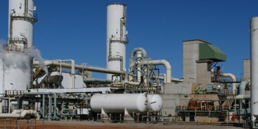 PetroSA’s Mossel Bay gas-to-liquid refinery.