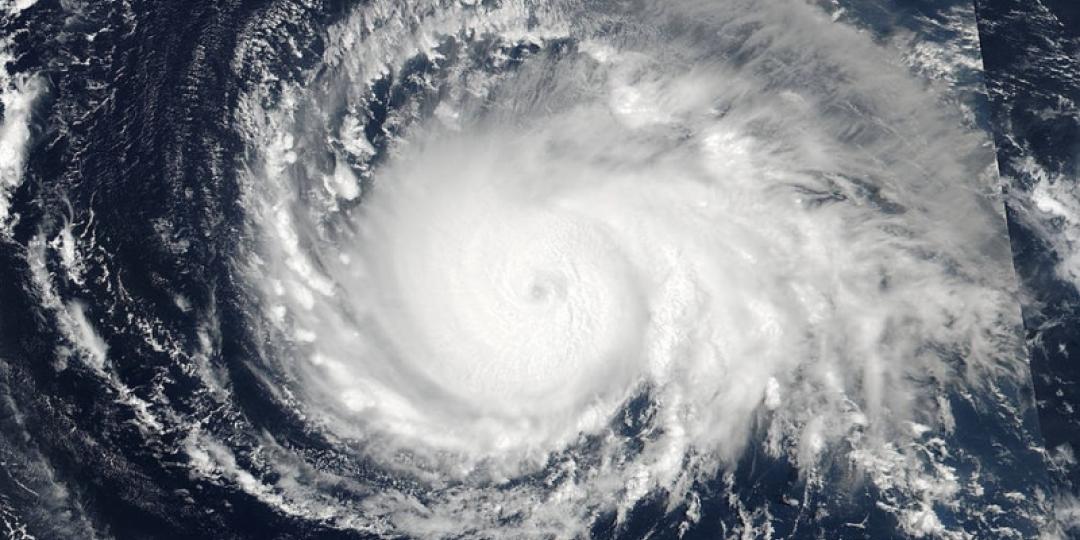 Satellite images of Hurricane Irma.