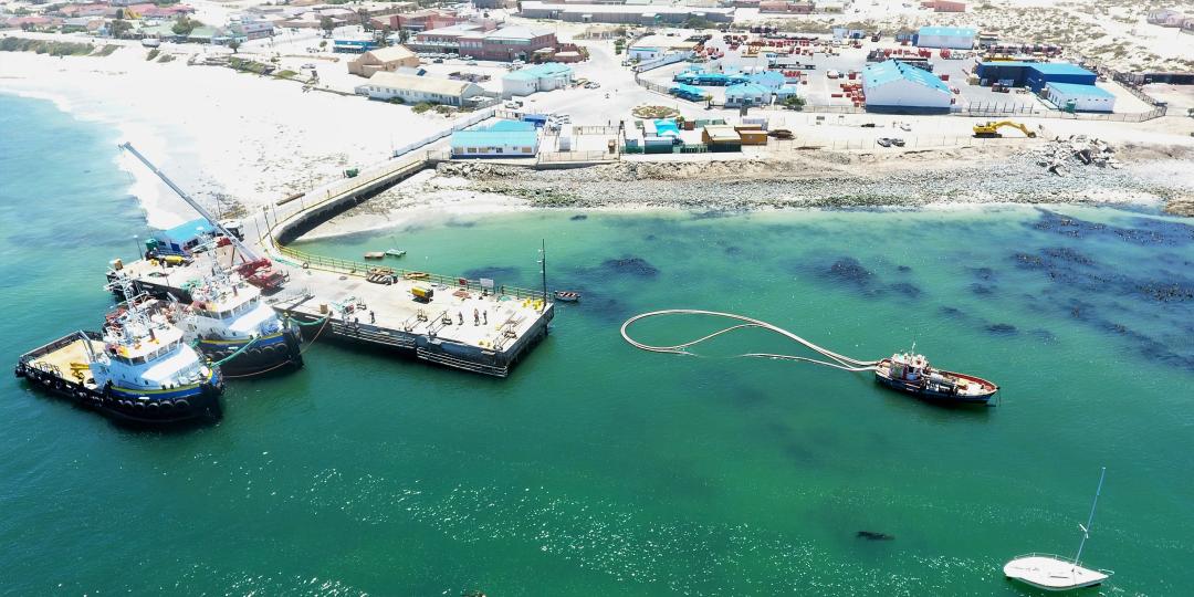 Port Nolloth on the north-western coast of South Africa.