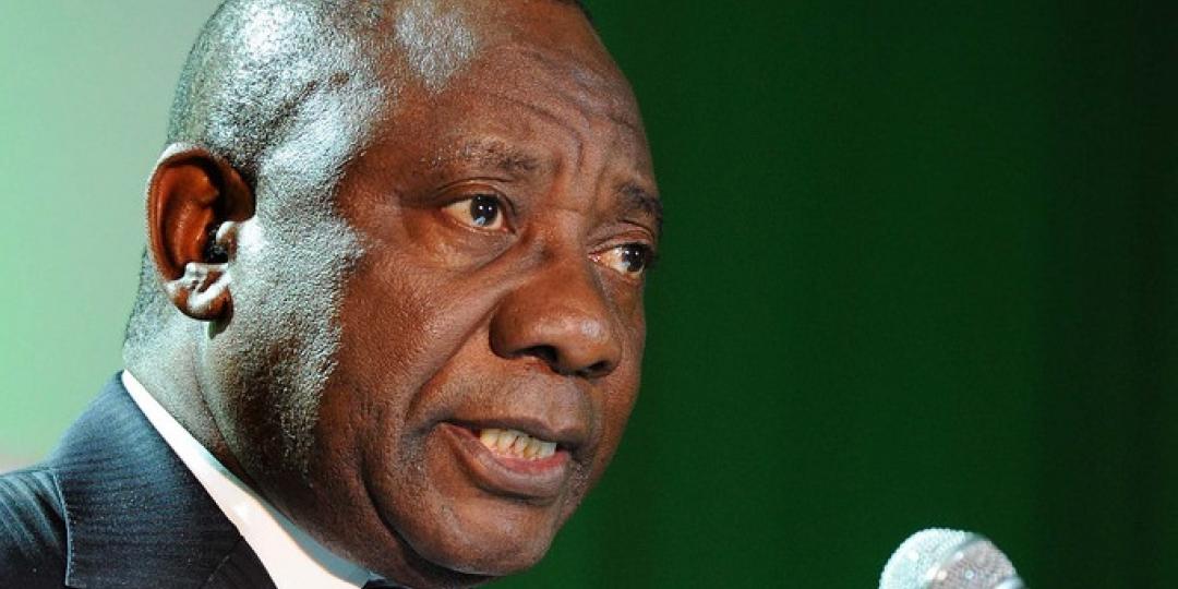 Deputy president, Cyril Ramaphosa.