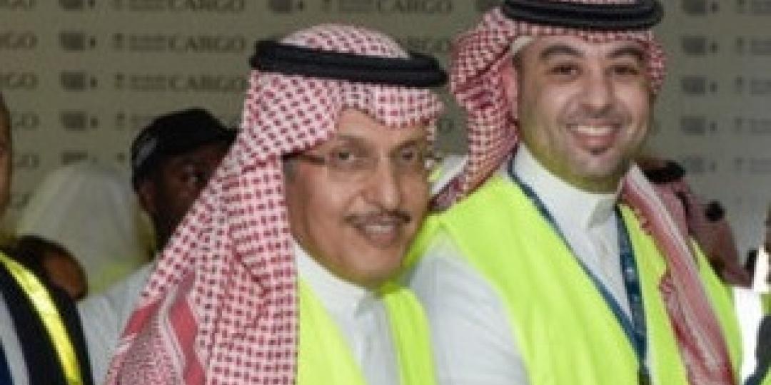 Pictured at the launch of the facility Mohammed Abunayyan (left), member of the board of directors and chairman of the executive committee, with CEO Saudia Cargo, Omar Hariri. 