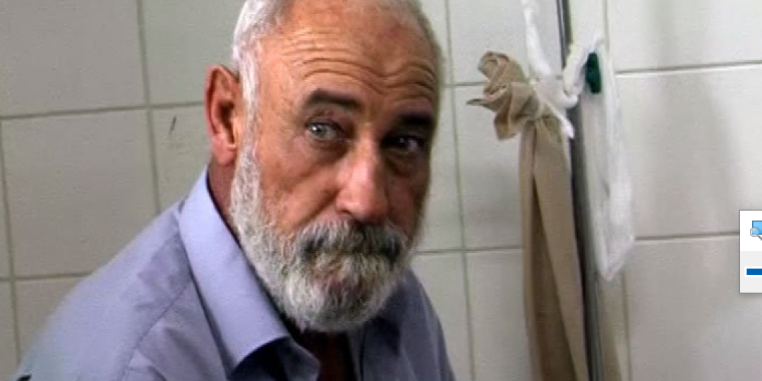 Andre Hanekom in a Mozambican hospital before he passed away on January 23.