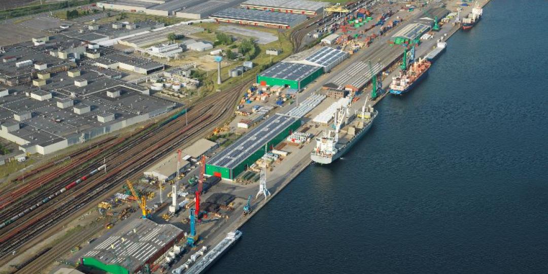 The Zuidnatie Breakbulk terminal in Antwerp.