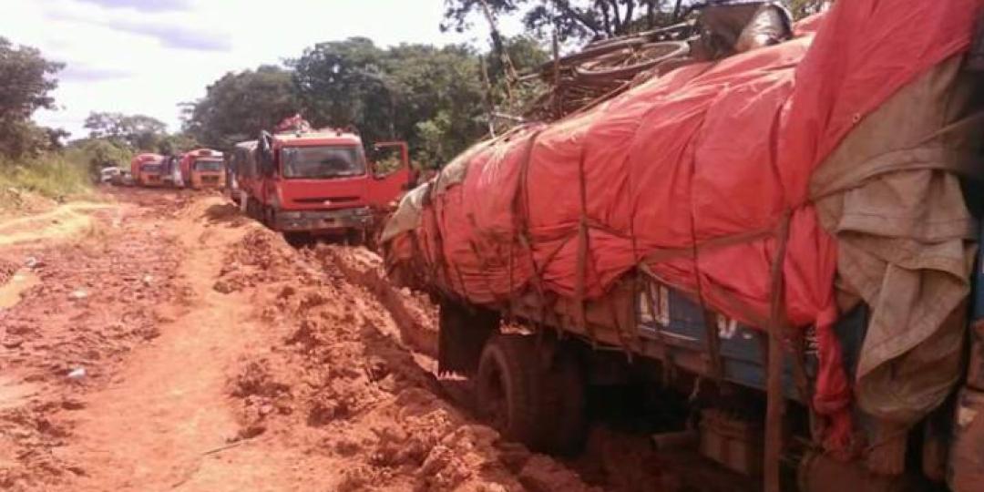 The dirt road from Kasumbalesa to Mokambo remains in a deplorable state.