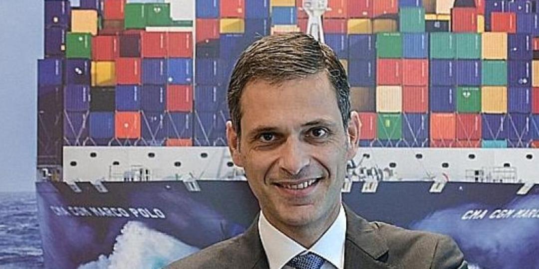 Rodolphe Saadé, chairman and CEO of the CMA CGM group.