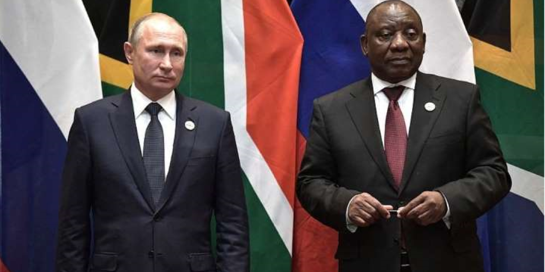 Russia President Vladimir Putin and South Africa President Cyril Ramaphosa at the Russia-Africa Summit in Sochi.