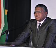 South African Transport Minister, Fikile Mbalula. 