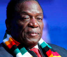 Zimbabwe President Emmerson Mnangagwa