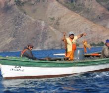 Minister of Environment, Forestry and Fisheries, Barbara Creecy grants small scale fishers access to fishing.